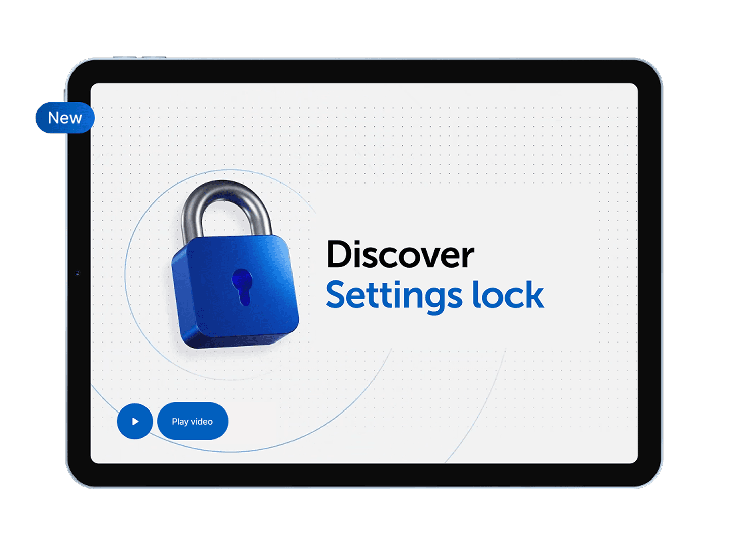 Verrouillage des paramètres