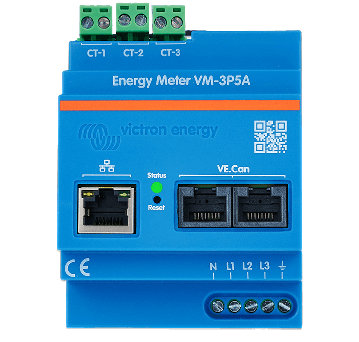 Compteurs d’énergie VM-3P75CT, VM-3P5A, ET112, ET340, EM24 Ethernet et EM540