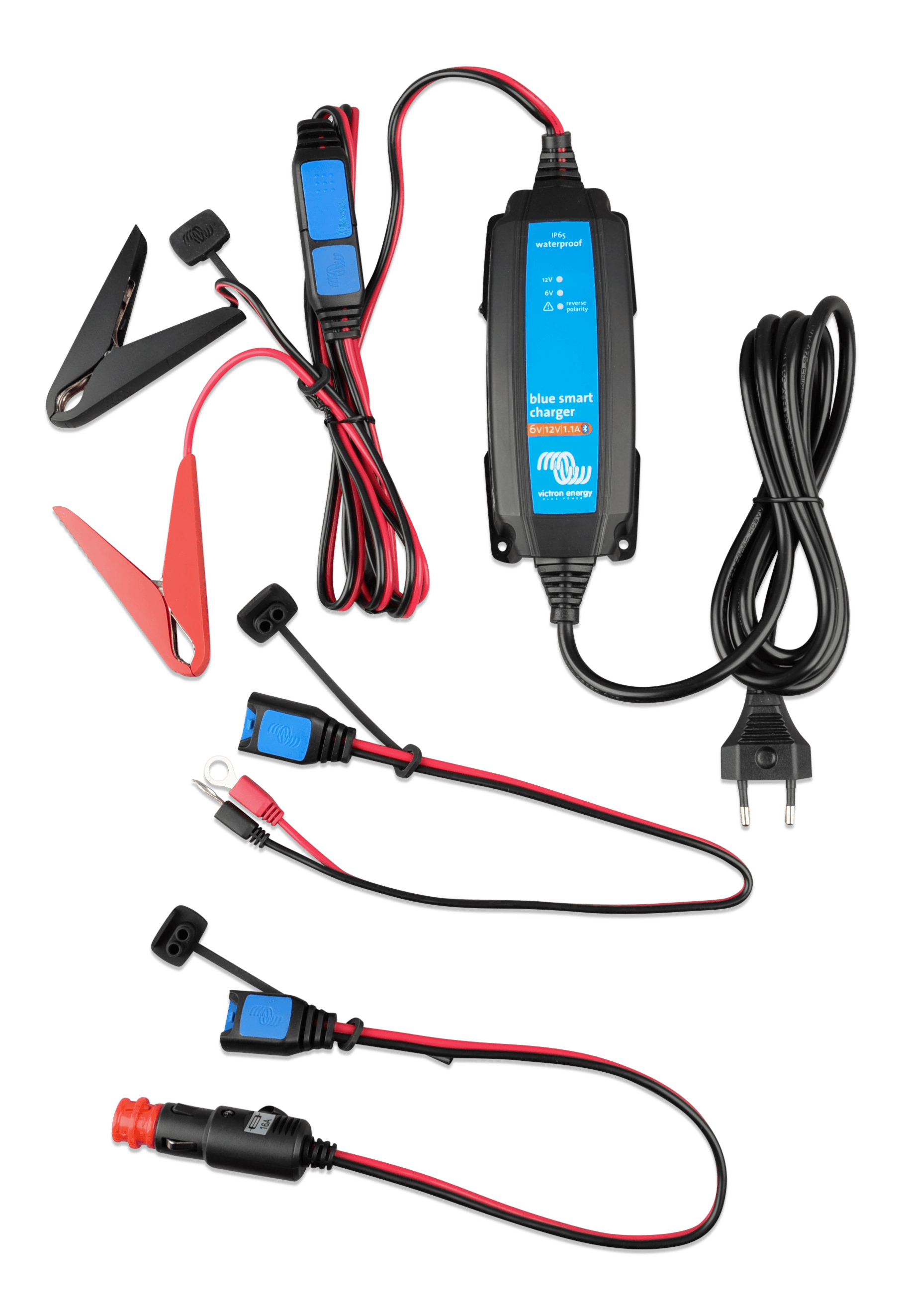 Blue Smart IP65 Charger 6V 12V 1.1 230V CEE 7/16 Retail (top-total)  thumbnail