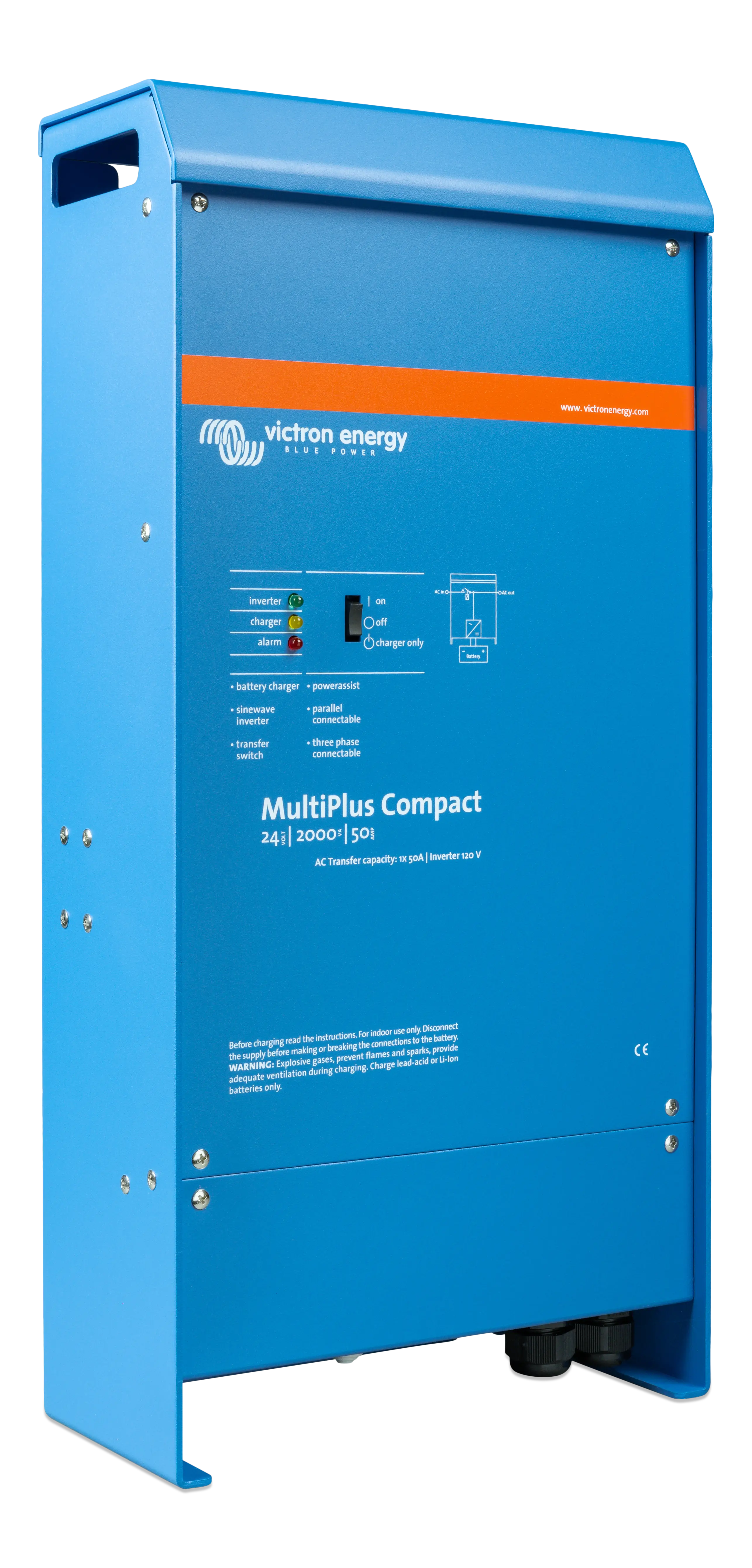 MultiPlus Compact 24V 2000VA 50A 50A 120V VE-Bus  (right)  thumbnail