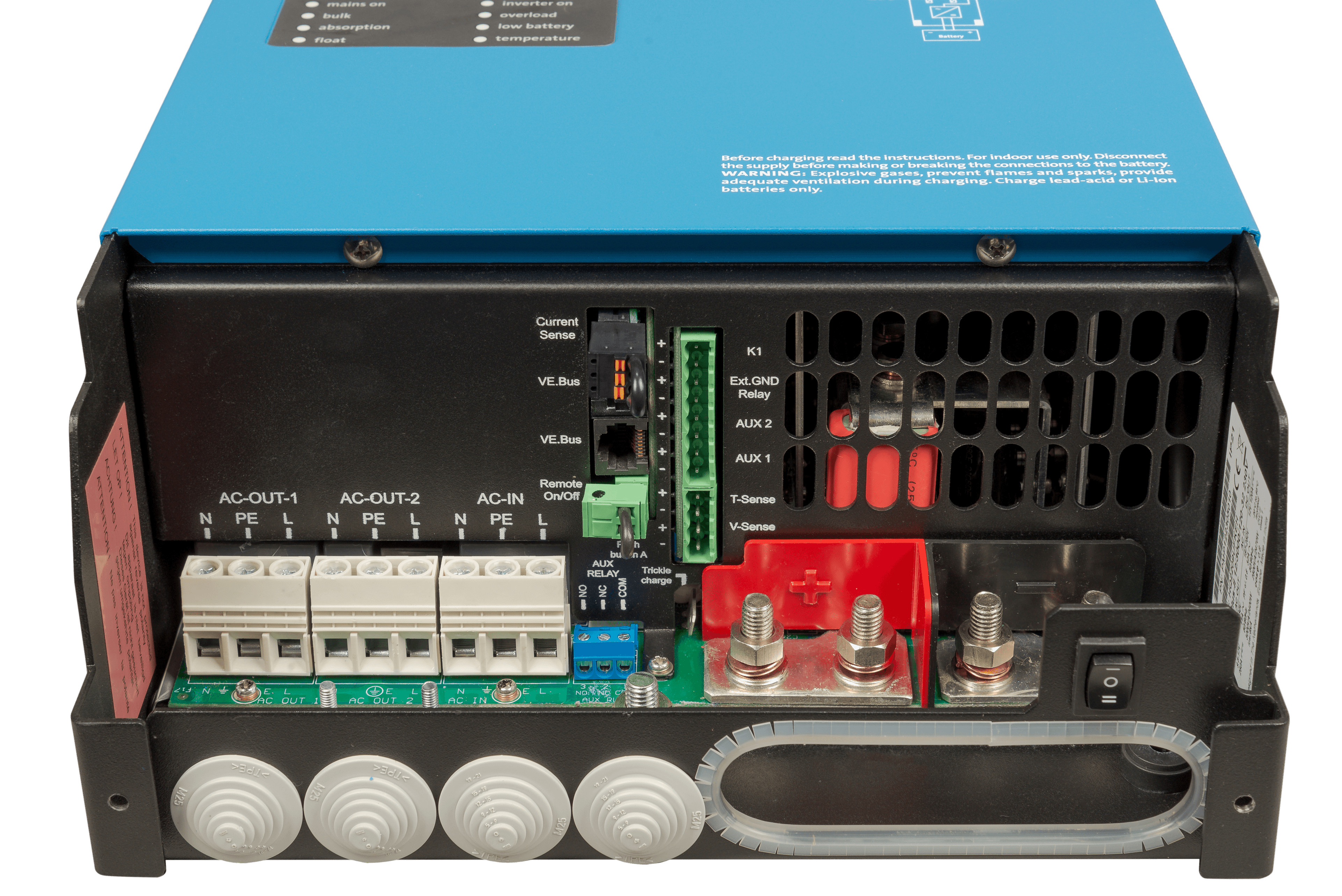 MultiPlus-II 12V 3kVA 120A (connections)  thumbnail
