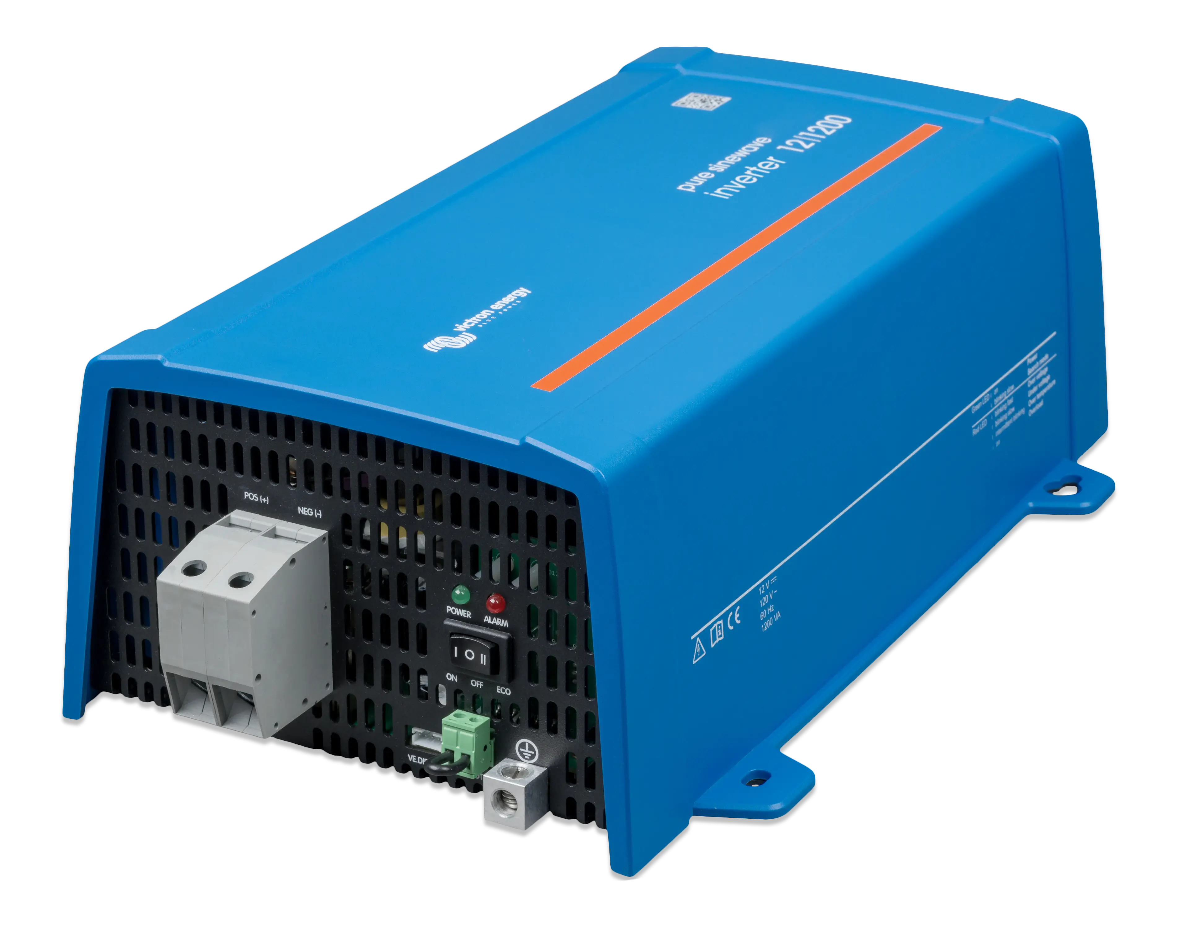 Inverter 12V 1200VA 120V VE.Direct NEMA GFCI (right)  thumbnail