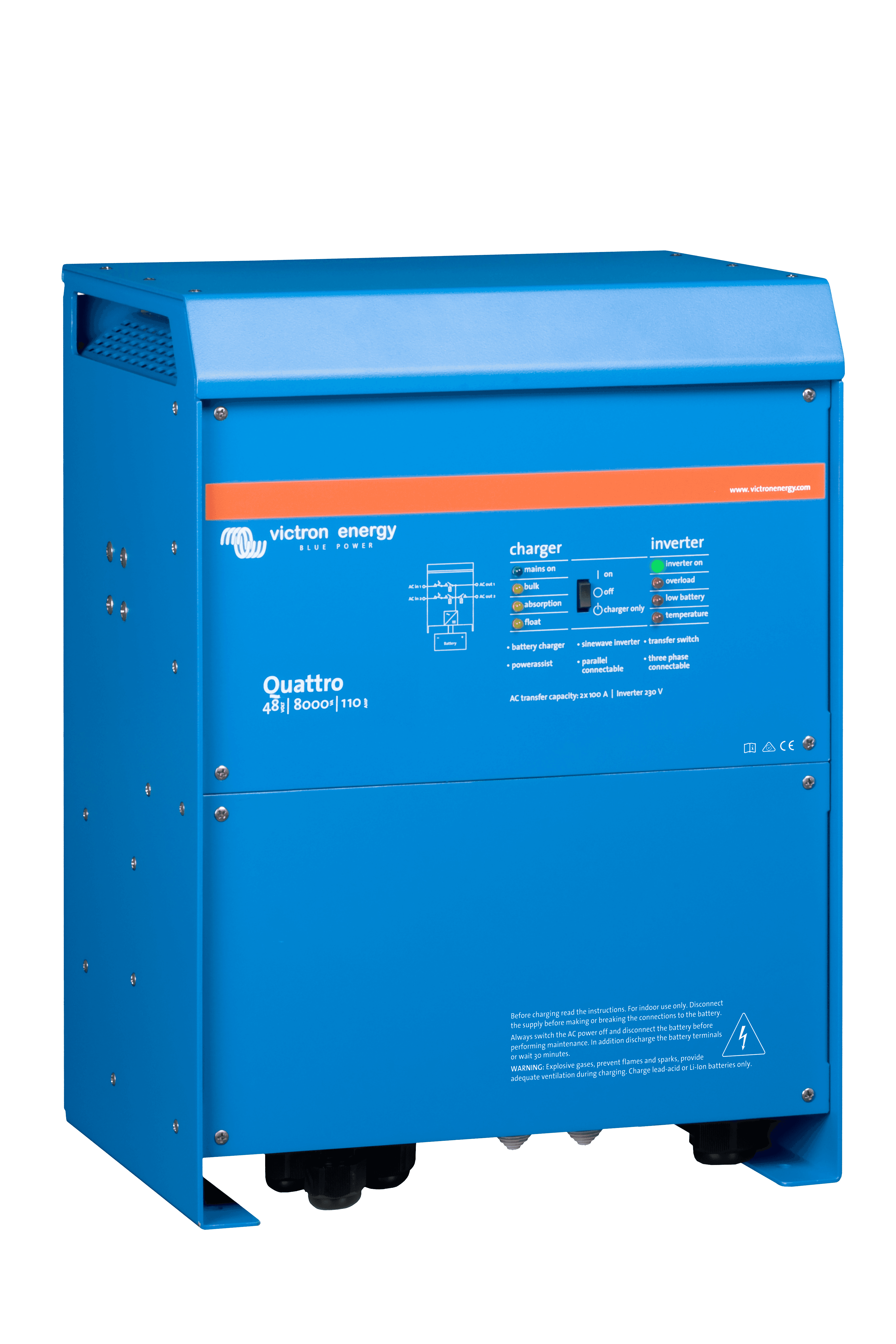 Quattro 48V 8000VA 110A 230V (right)  thumbnail