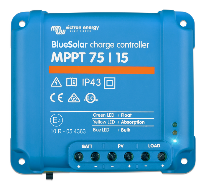BlueSolar MPPT 75/10, 75/15, 100/15 et 100/20 (12/24/48 V + sortie