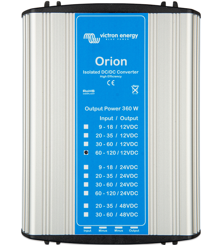 Convertisseurs Orion CC-CC isolés, modèles de 360 W et spéciaux créés à des fins spécifiques