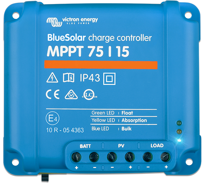 Régulateur MPPT pour panneau solaire 10 A avec port USB pour batterie 12/24  V